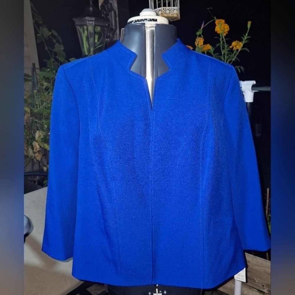 Johns Studio Cobalt Blue Blazer Jacket New With Tag